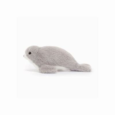 Jellycat Nauticool Grey Seal UK | 17289ENFS